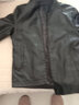 啄木鸟（TUCANO）皮衣男春秋款新款商务休闲立领皮夹克中年男士爸爸装外套上衣 8101黑色立领 【加绒款】 L /175 实拍图
