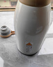 九阳同款长效保温壶暖水壶宿舍学生保温杯办公玻璃内胆暖壶伴手礼 冷咖色【一键出水】1L 实拍图