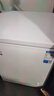 美的冰柜143升/203升/300升家用商用减霜80%速冻冷柜单温一室冷藏冷冻保鲜柜小型冰柜一级节能省电冰箱 【高配升级减霜80%】 143L 一级能效 143KMB 实拍图