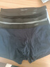 莫代尔4条男士内裤男平角特大码胖子肥佬220斤加肥加大宽松四角裤 纯棉款（黑+宝蓝+深灰+浅灰） 4条 6XL （建议体重240-280斤） 实拍图
