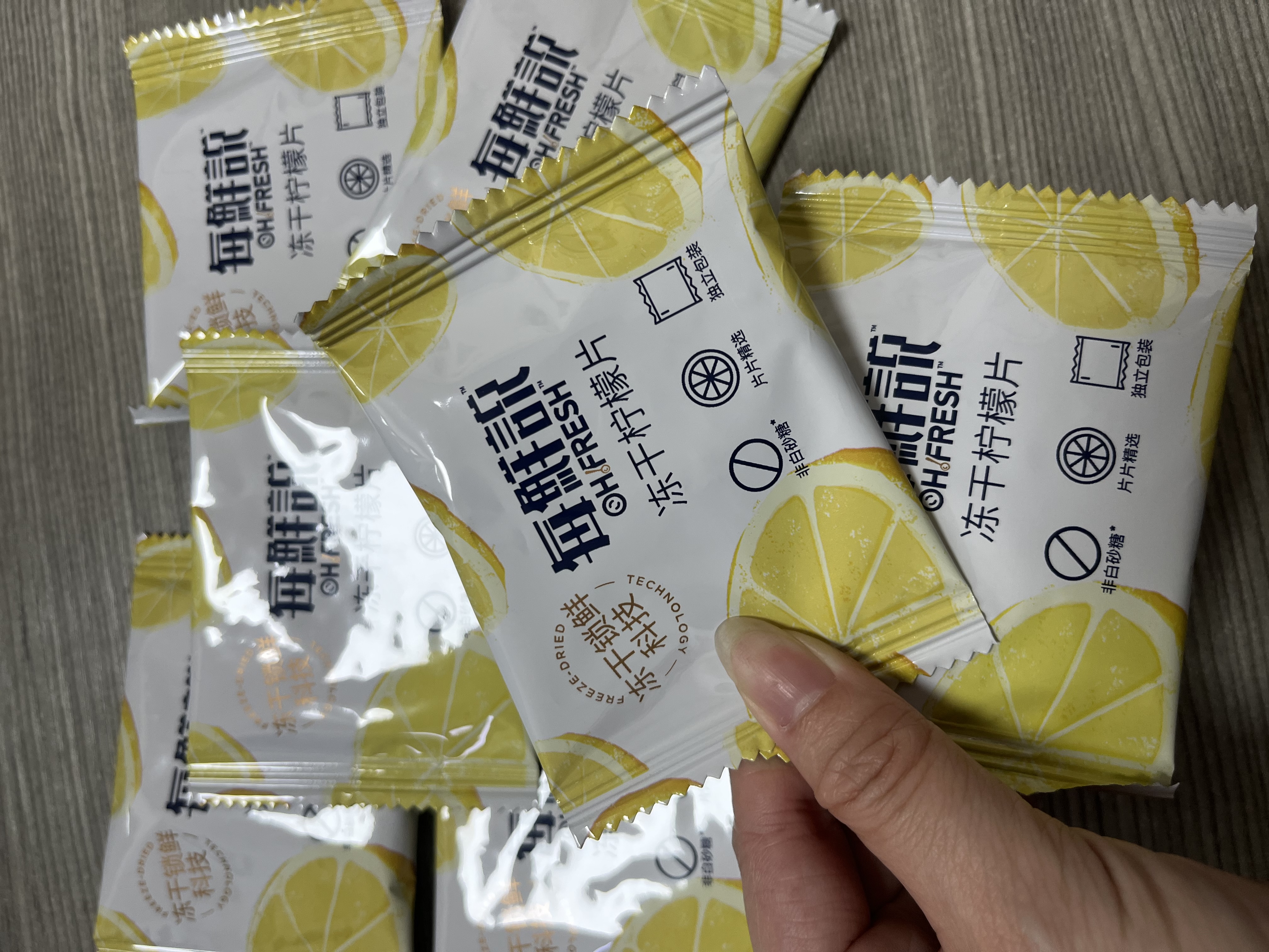 每鮮說 柠檬片9g 6片装 高维C不加糖柠檬茶独立包装泡水喝下午茶 实拍图
