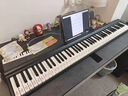 特伦斯电子琴88键折叠琴成人儿童初学电钢键盘教学乐器V10便携钢琴 V10典雅黑+延音踏板+原装琴包 实拍图