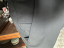龙牙【轻薄透气抗皱】烈刃修身/轻涛直筒休闲男商务通勤26夏防晒高弹 【轻薄透气】极夜黑+二代轻涛直筒版 41 180/100C高183重195-210斤 实拍图