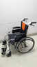鱼跃 (yuwell)手动轮椅车H062折叠老人轻便免充气铝合金旅行手推代步 实拍图
