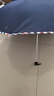 天堂 加大雨伞三折 晴雨两用商务伞经典格纹10骨大雨伞男女 藏青 实拍图