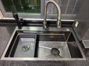 万和（Vanward）厨房水槽大单槽加厚304不锈钢洗菜盆洗碗槽蜂窝压纹耐刮抗污22X 实拍图