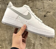 耐克NIKE男空军一号AF1 运动鞋FJ4146-100白灰40.5 实拍图