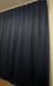 京东京造高精密藏青窗帘 99%全遮光窗帘布卧室客厅遮阳挂钩式 宽1.5*高2米 实拍图