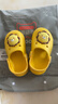 牧童儿童拖鞋夏男宝宝洞洞鞋软底女童卡通洗澡婴幼儿家居鞋奶狮黄170 实拍图