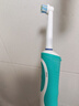 欧乐B电动牙刷成人送男士女士情侣实用新人生日礼物2D声波小圆头旋转软毛刷头D12两支装礼赠 实拍图