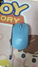 罗技（Logitech）M221 轻音鼠标 无线鼠标 办公鼠标 对称鼠标 带无线微型接收器 雾霭蓝 实拍图
