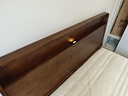 京东京造悦枫实木床 天然橡胶木 双人床胡桃色1.5×2米 邦尼尔床垫套装 实拍图