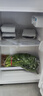 华宝小冰箱小型家用出租房用冷藏冷冻两用一级能效节能省电迷你宿舍寝室办公室二门电冰箱 【净化去味 一级能效】58L银色【全国联保】 实拍图
