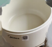 美的（Midea）电煮锅 小电锅 电蒸锅 宿舍小锅多功能锅辅食锅 1.6L学生寝室一体泡面小火锅电煮锅XZE2017 配蒸笼 实拍图