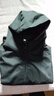 短款外套女春夏新款纯色双层连帽小风衣宽松胖MM休闲户外防风上衣 黑色 【短款外套女】春秋夏可穿 XL 建议【115-130斤】 实拍图