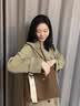 柏萨尼（PESASRIE）品牌包包女包轻奢大容量托特包手提单肩子母包生日520情人节礼物 咖啡色【奢侈礼盒包装】 实拍图