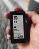 惠普（HP）47原装大印量黑色墨盒 适用hp 4825/4826打印机 实拍图