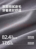 海澜之家（HLA）男士秋裤男保暖裤男薄款秋冬季线裤10A抗菌防螨抗静裤打底裤 10A抗菌防螨抗静电2条装-黑色+深灰 4XL /190(体重190-210斤) 实拍图