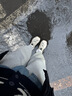 Jordan男女休闲鞋 AJ1熊猫 AJ 1情人节礼物运动鞋DC0774-101黑白44.5 实拍图