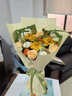 艾斯维娜鲜花速递向日葵混搭花束生日礼物全国同城配送 向日葵玫瑰混搭花束 实拍图
