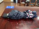 天堂 加大雨伞三折 晴雨两用商务伞经典格纹10骨大雨伞男女 藏青 实拍图