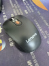 联想（Lenovo） 无线蓝牙双模鼠标 便携办公鼠标 人体工程学设计 适用台式机一体机笔记本平板 Howard黑色 实拍图