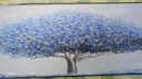 墨派现代简约手绘油画风景客厅装饰画沙发背景墙挂画招财树横幅壁画 1招财树 180x60cm手绘油画 实拍图