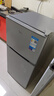 美的（Midea）112L两门小冰箱灰色双温小冰箱迷你家用宿舍租房灵活摆放节能低音深冷速冻 BCD-112CM 实拍图