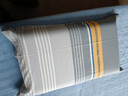 水星家纺枕套全棉枕头套100%纯棉抑菌枕头罩一对装双人家用48x74cm 实拍图