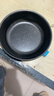 【亏本清仓】韩式麦饭石色不粘锅平底锅铁锅电磁炉不带盖 黑色小煎锅 16cm 实拍图