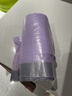 利得抽绳垃圾袋糯米紫50*55cm100只双面2.4丝增厚款家用厨房免撕抽绳 实拍图