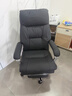 顾全电脑椅办公椅可躺160° 久坐舒适老板椅 人体工学椅C570金黑纤 实拍图