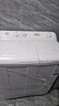 统帅（Leader）海尔出品 波轮洗衣机 双桶半自动双缸 10公斤家用 京东自营以旧换新家电补贴TPB100-1188BS 实拍图