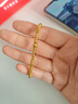 御邪足金999光面算盘珠隔断珠黄金垫片DIY手串手链金配饰 算盘珠:约0.03g（孔约1.2mm） 实拍图