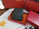 金利来（Goldlion）真皮男士钱包短款钱夹竖款头层牛皮超薄简约商务2026新款软皮夹男 黑色【官方授权-假一罚十】 实拍图