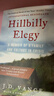 乡下人的悲歌 英文原版 美国底层关联阅读 Hillbilly Elegy A Memoir of a Family and Culture in Crisis JD Vance 实拍图