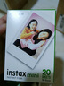 富士（FUJIFILM） instax 3英寸立拍立得相机mini迷你相纸 一次成像胶片胶卷 3寸双包+相册*2+边框贴+收纳盒【含20张白边】 官方标配 实拍图