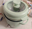 美的（Midea）电煮锅 宿舍小电锅 电蒸锅 多功能家用宿舍泡面小火锅 蒸煮一体电热锅2.6L多功能锅XZE2066 配蒸笼 实拍图