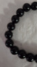 金石灵天然黑曜石手串男女款水晶手链海蓝宝五行补水佛珠转运珠生日礼物 黑曜石手链8毫米 实拍图