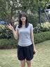 蕉内【刘浩存同款】凉皮501Cool短袖女士莫代尔新款冰丝夏季洋气t恤 【U领】中麻灰 XL 实拍图