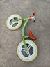 【全网爆款】儿童平衡车无脚踏自行车2-3-6岁小孩玩具礼物滑行车 14寸 绿色防扎橡胶轮+车筐 实拍图