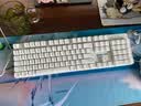 前行者（EWEADN）MT80无线机械键盘鼠标套装有线蓝牙三模渐变侧刻104/87配列游戏电竞女生办公高颜值笔记本电脑专用 白色正刻-104键【白光-无线三模】 红轴（轻声舒适） 实拍图