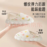 爱宝适月子鞋春夏孕产妇加厚软底鞋两穿月子拖鞋包跟可外出40-41 M420 实拍图