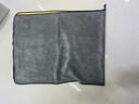 美家日记大抹布 黄灰60*160cm*双层1条洗车毛巾 擦车抹布吸水纤维绒擦车巾 实拍图