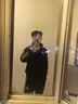 阿迪达斯（adidas）运动套装男春季跑步运动套装防风夹克直筒裤两件套 黑金 XL 实拍图