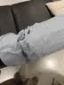 蕉内（Bananain）棉棉305H男女士睡衣睡裤纯棉情侣家居服套装春夏季长袖长裤不闷汗 【男士】雪蓝 S 实拍图