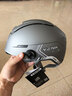 野马（YEMA）3C认证电动车头盔男女摩托车半盔夏季防晒双镜片0感天窗四季通用电瓶车安全帽370S 皮钛灰配透短镜 实拍图
