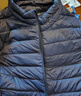雪中飞男立领秋羽绒百搭轻薄鸭绒立领修身轻盈隐藏式口袋 青靛蓝|5067-男 3XL 190/108A 实拍图