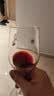 红酒杯高脚杯家用玻璃大小号香槟葡萄酒杯子鸡尾酒杯白兰地杯 透明350ml魅影红酒杯2只装 实拍图