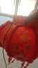 琉弦笙 灯笼大门挂的2026 新年装饰春节马年七彩水晶led走马旋转灯笼 福球45cm直径【一对】 实拍图